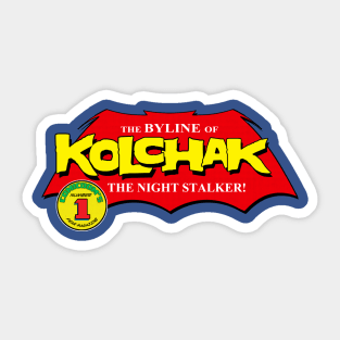 The Byline of Kolchak Sticker